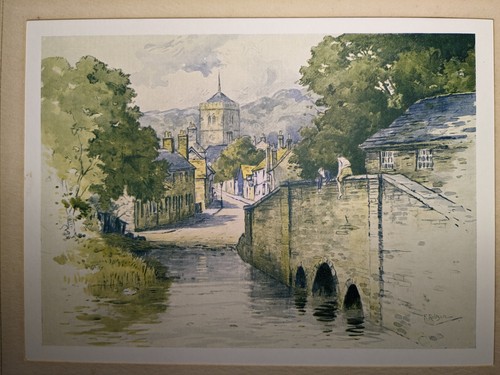 Vintage print picture - print, st