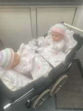 Silver Cross Twin Dolls Pram Apron