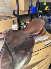 17.5 Inch Brown Leather Bates