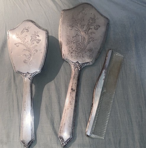 Vintage sterling silver vanity - sterling,