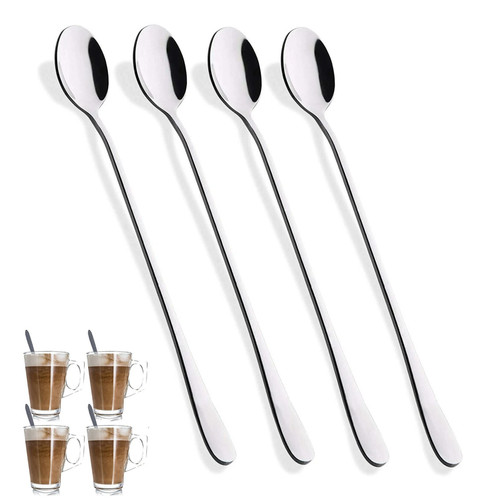 Long handled cocktail spoons - 4,