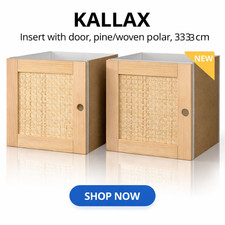 IKEA KALLAX Pine Door Insert