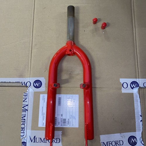 Standard red bmx forks - red,