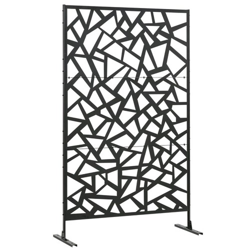 Metal garden partition screen - metal,