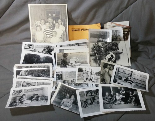 Lot vintage 50s old - vintage, photos