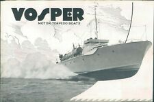  WW2 Vosper motor torpedo boats advert From janes Ships Book 1942 original  