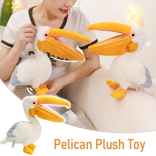 Cartoon pelican plush toy - cartoon,