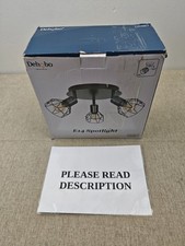 Dehobo Spot Light Fittings for Ceilings Adjustable Metal Wire Cage Kitchen Spotl