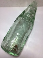 NIce LARGE UNICORN Pictorial Old NORTH SHIELDS 10oz Codd Marble Bottle
