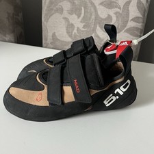 FIVE TEN 5.10 Niad VCS Climbing Shoes Black/Beige Size UK 10