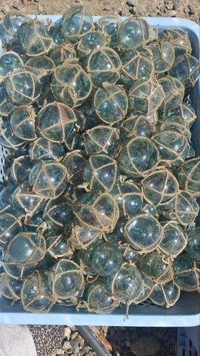 Glass fishing float - glass, ball