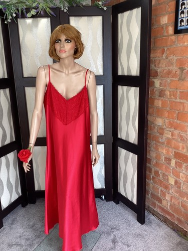 Vintage red slippery - vintage,