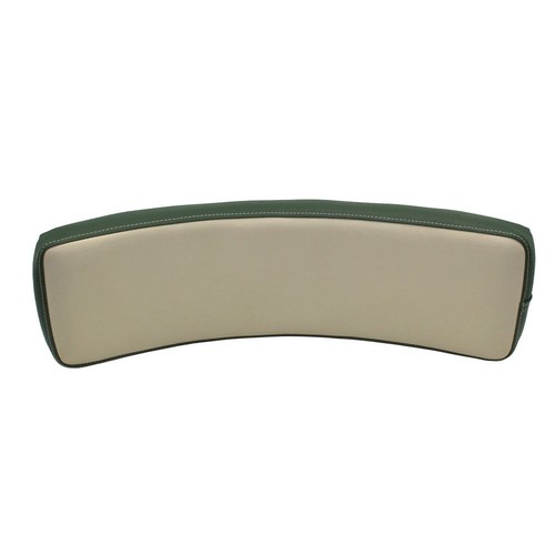 White green back cushion - green,