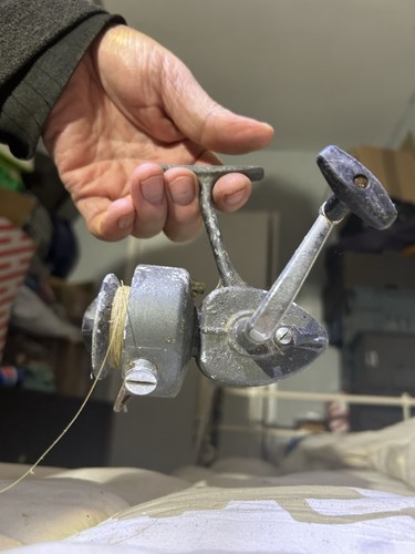 Old fishing reel - old,