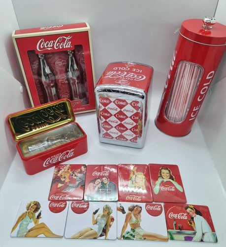 Coca cola straw napkins - coca,