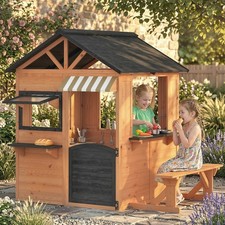Qaba Outdoor Playhouse, Wooden