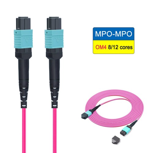 Om4 fiber optic patch cord - fiber, mpo