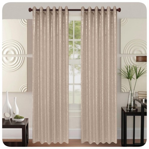 Grey eyelet curtains thermal - curtains,