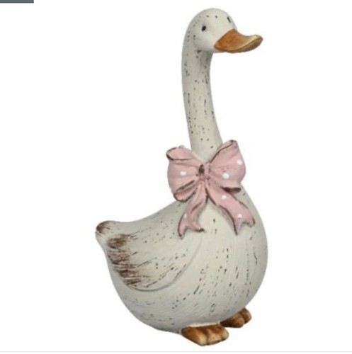 Standing duck small with pink - with,