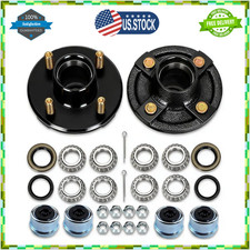 2 Sets 4 Lug Trailer Hub Kits