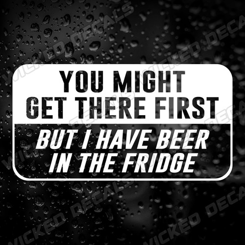 Beer the fridge vinyl - beer, in