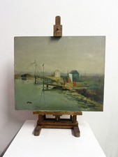 Vintage Oil Painting Italian