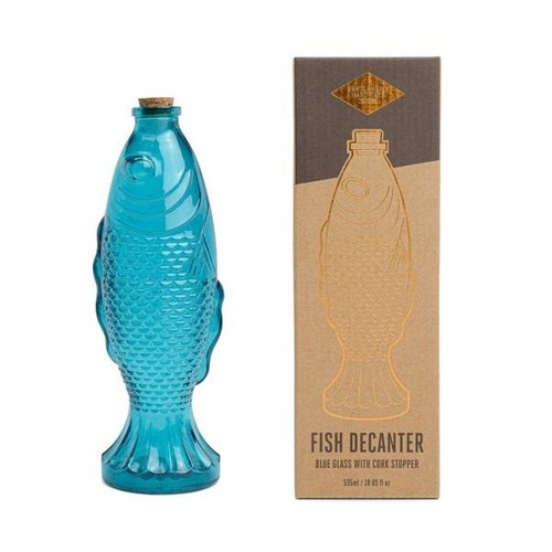 Fish shaped glass - fish, decanter