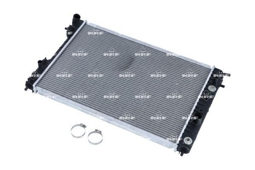 Engine radiator with mounting - engine,