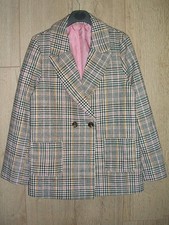 TU Girls Brown Pink Tartan