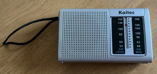 Kaitec mini radio pocket - pocket, fm