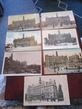 7 Postcards of General Post Office, Leeds (Vintage 1907, 1903, 1909 etc)