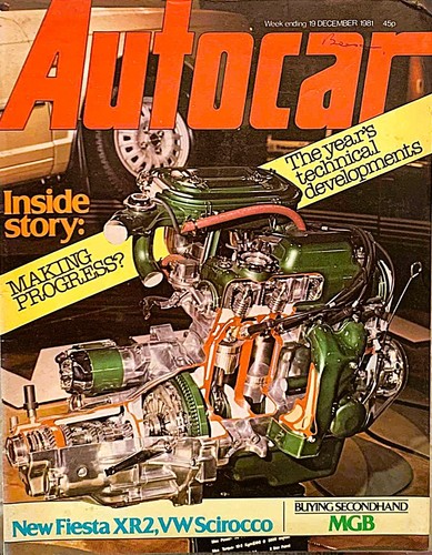 Autocar magazine dec - autocar, 19-dec-81