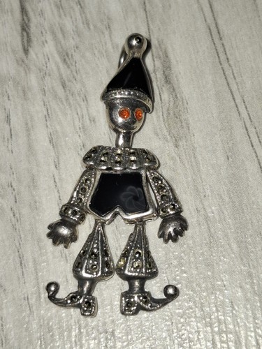 Vintage sterling silver clown - sterling,