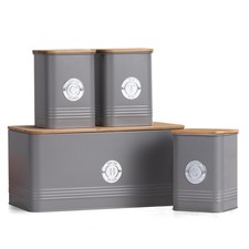 Set of 4 Tea, Sugar, Coffee &