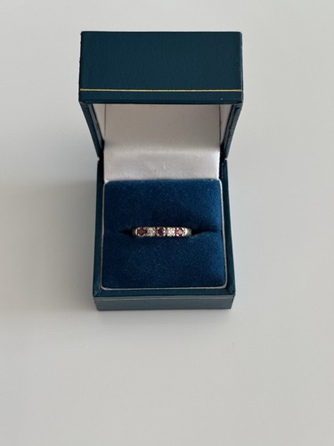 Vintage 18ct yellow gold ruby - yellow,