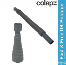 Colapz Flexi Extendable Waste Pipe + Adaptor Caravan Motorhome Service Pitch Kit