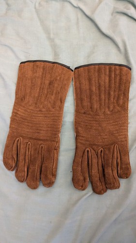 Leather fighting gloves larp - fighting,