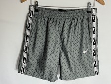 Nike Training Shorts Sportswear Repeat Print | Men's | Grey/White | Medium