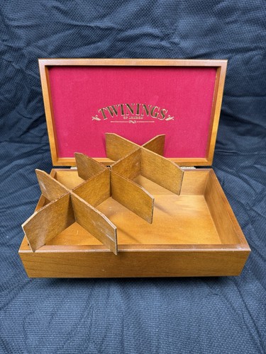 Vintage wooden twinings box - wooden,