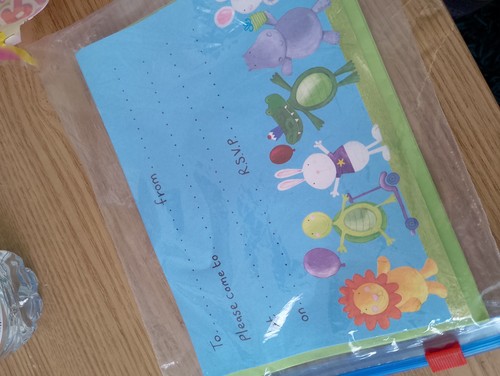 Party invites - x3,