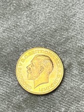 X1 gold plated repo full sovereign queen Elizebeth II king George vi iiii v