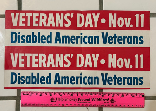 Vintage 1980s veterans day - vintage,