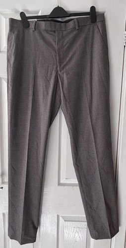 Mens grey houndstooth - grey,