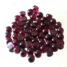 3pcs Natural Garnet Gemstones