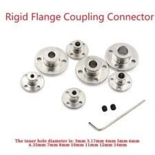 3mm-14mm Rigid Flange Coupling Motor Guide Shaft Flange Coupler Joint