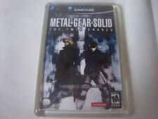 GAMECUBE GAME COVER FRIDGE MAGNET METAL GEAR SOLID THE TWIN SNAKES    COVER
