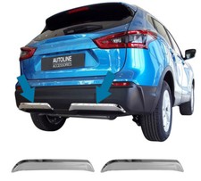 Chrome Rear Bumper Accent Skid