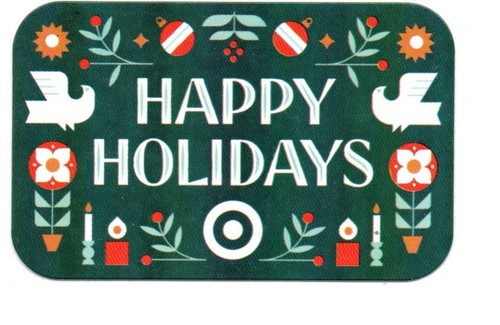 Target happy holidays - target,