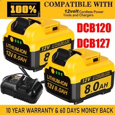 2x For Dewalt 10.8V 12V 6.0Ah