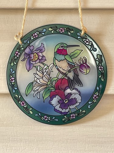 Hummingbird stained glass - stained,